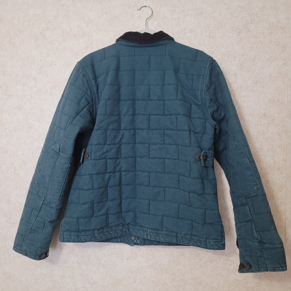 Carhartt Blue Quilted Jacket Womens Size M New Hope Teal - Picture 6 of 15